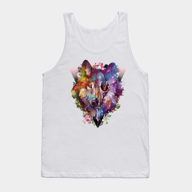 wolf Tank Top by BekimART